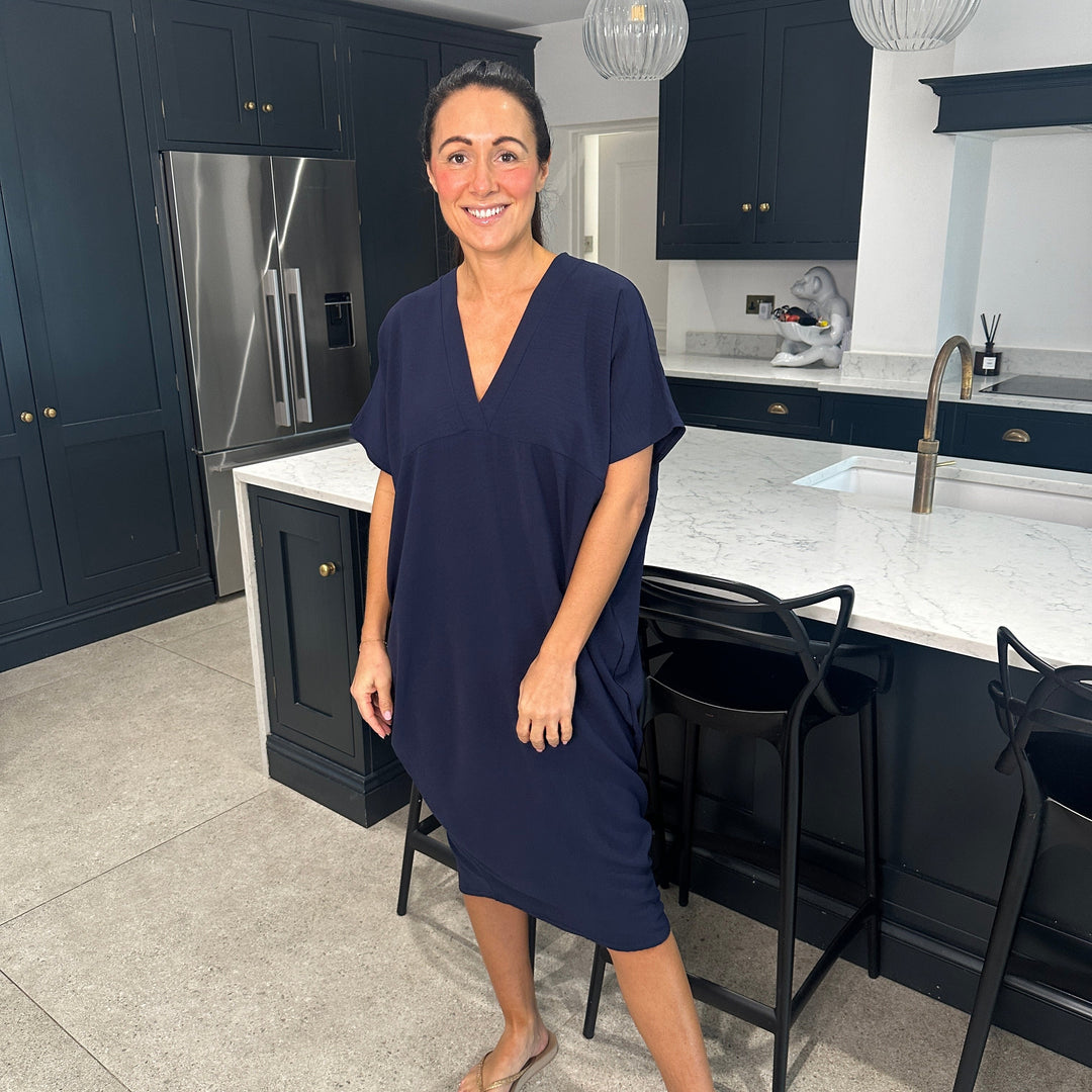 TANYA - V-NECK MAXI DRESS