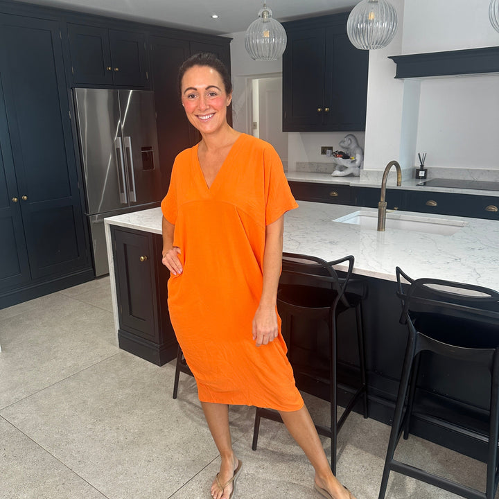 TANYA - V-NECK MAXI DRESS