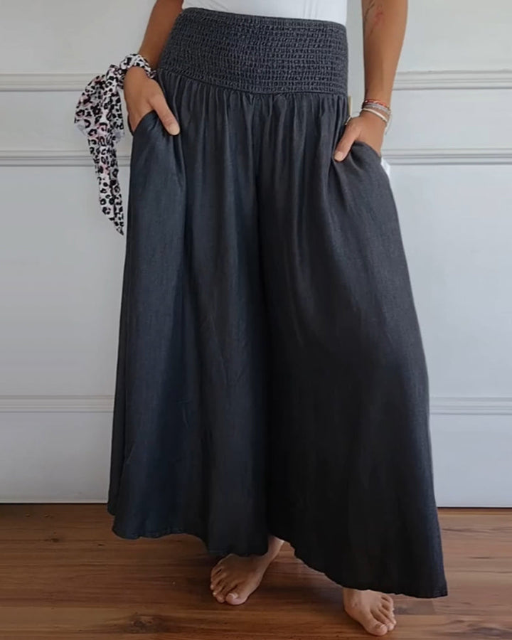 CHARLIZE - COMFY WIDE-LEG PANTS
