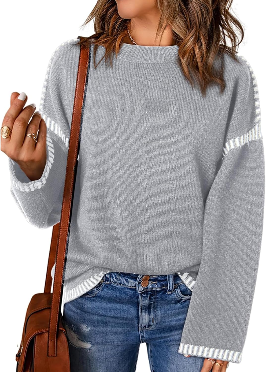 EVANIA - OVERSIZED KNITWEAR PULLOVER