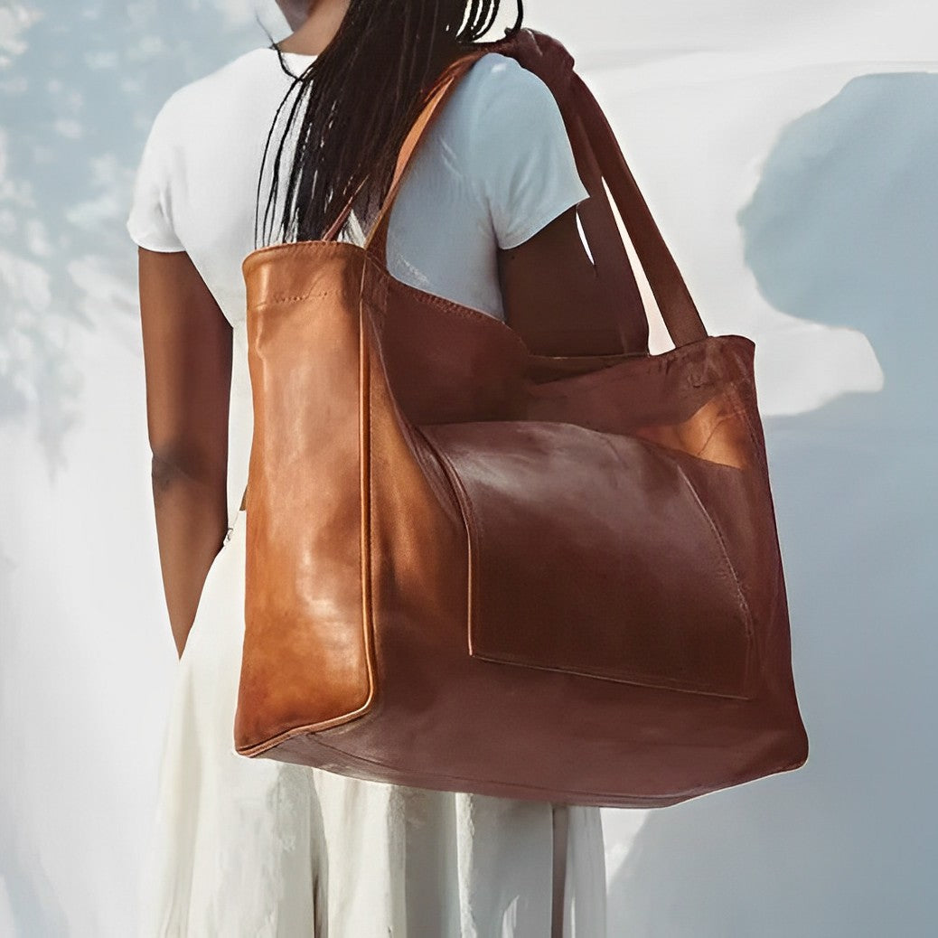 Janna - Vintage vegan leather bag