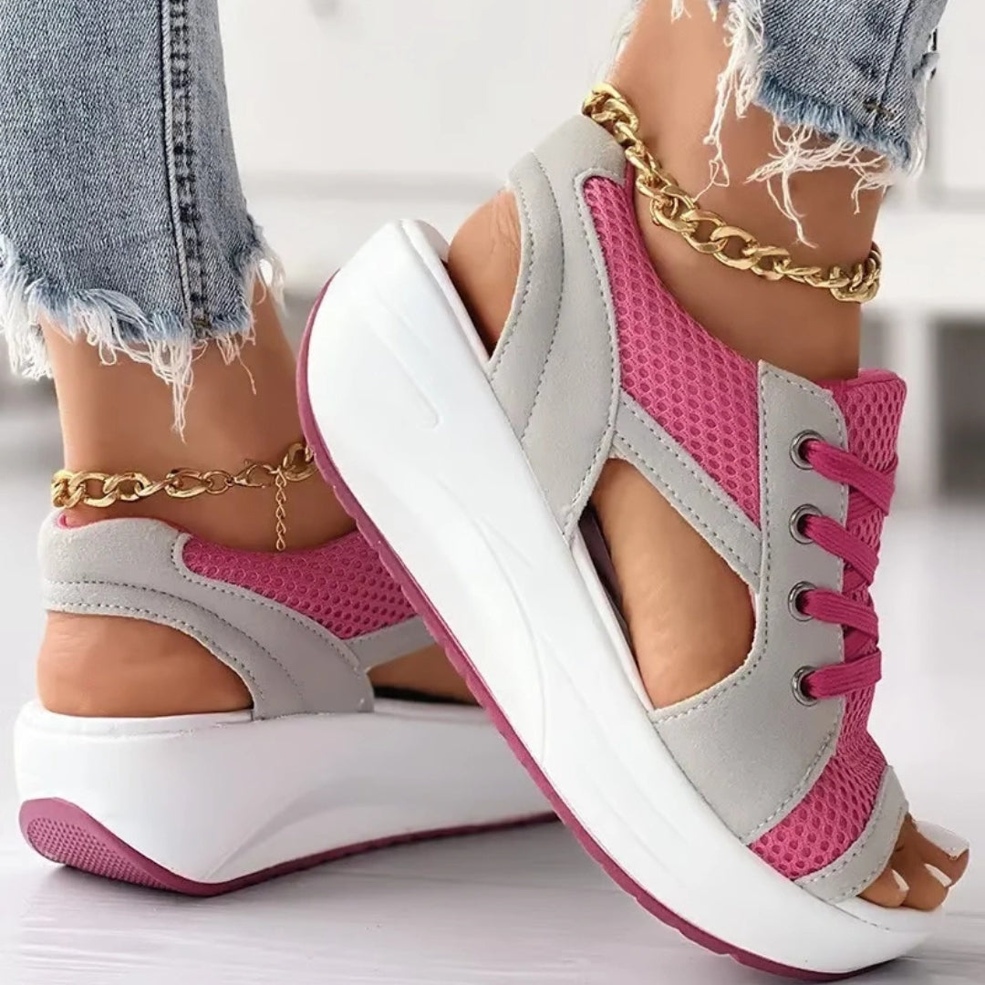 NASTASHA - EVERYDAY LACE-UP FLAT