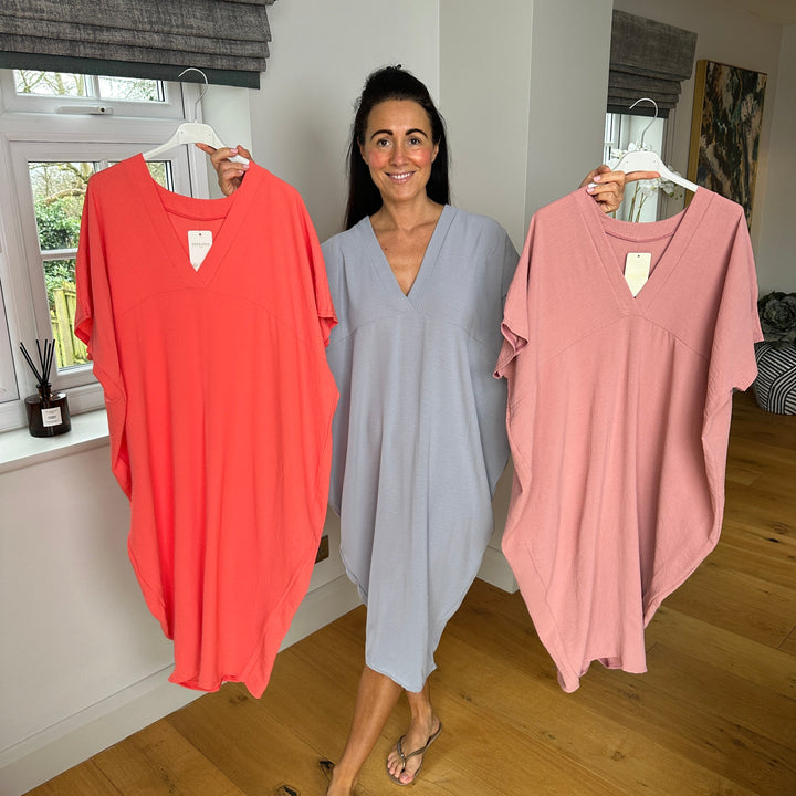 TANYA - V-NECK MAXI DRESS