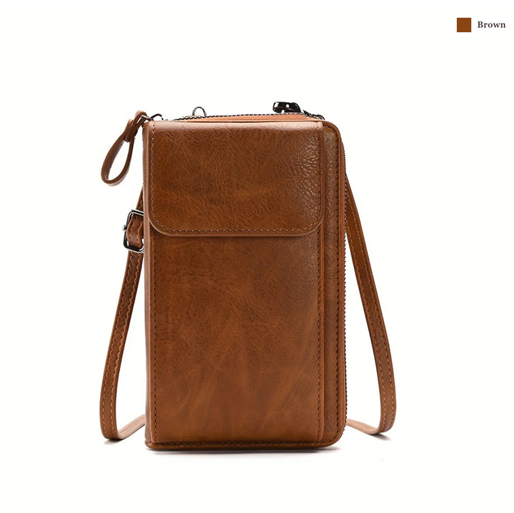 RITA - COMPACT VEGAN LEATHER HANDBAG