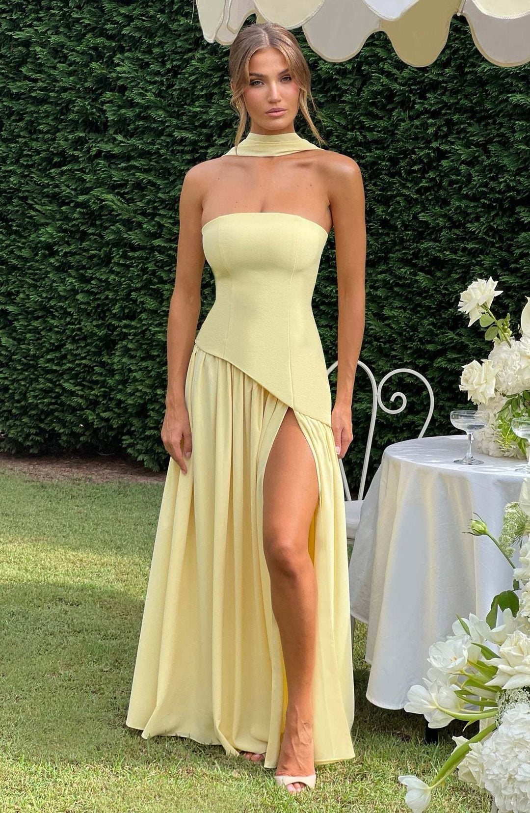 BLESS - SUNSET ELEGANCE GOLDEN HOUR DRESS