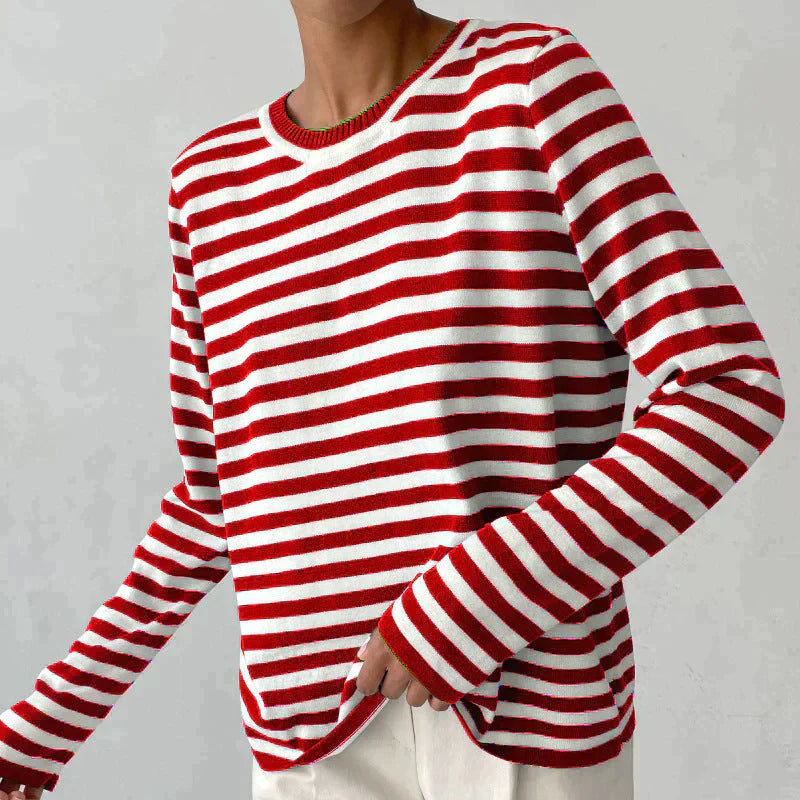YANA - THE CASCADE STRIPE PULLOVER