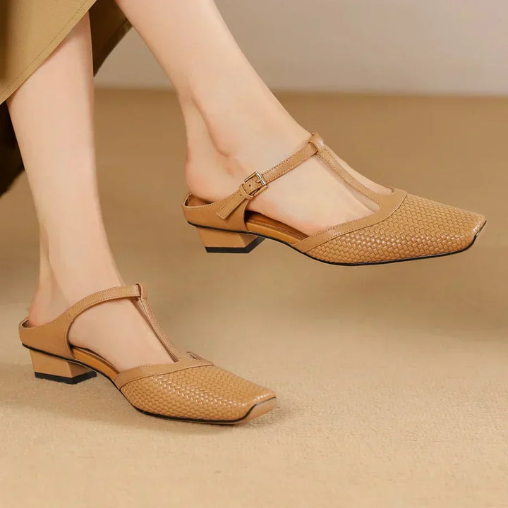 ANN - RENA VEGAN LEATHER SANDALS