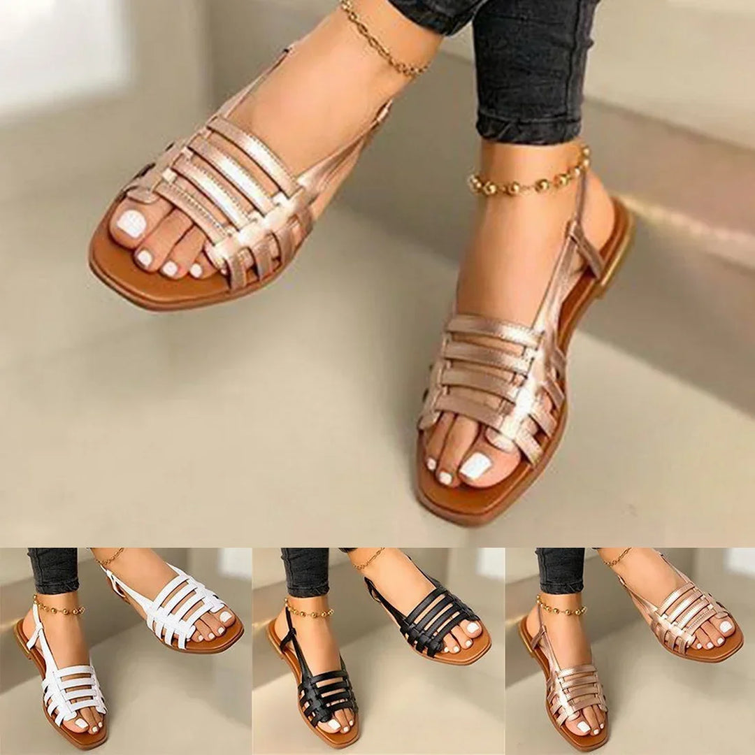 NIMFA - VENTED GLADIATOR SANDALS