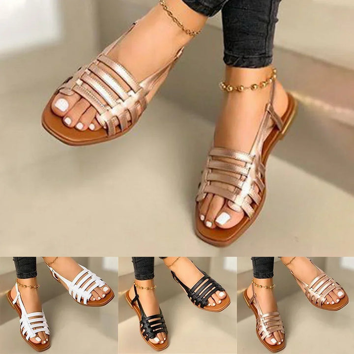 NIMFA - VENTED GLADIATOR SANDALS