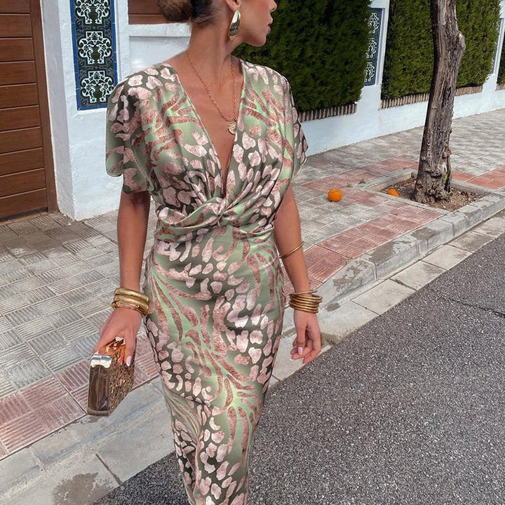 SALMA - TIMELESS ELEGANT SILK DRESS