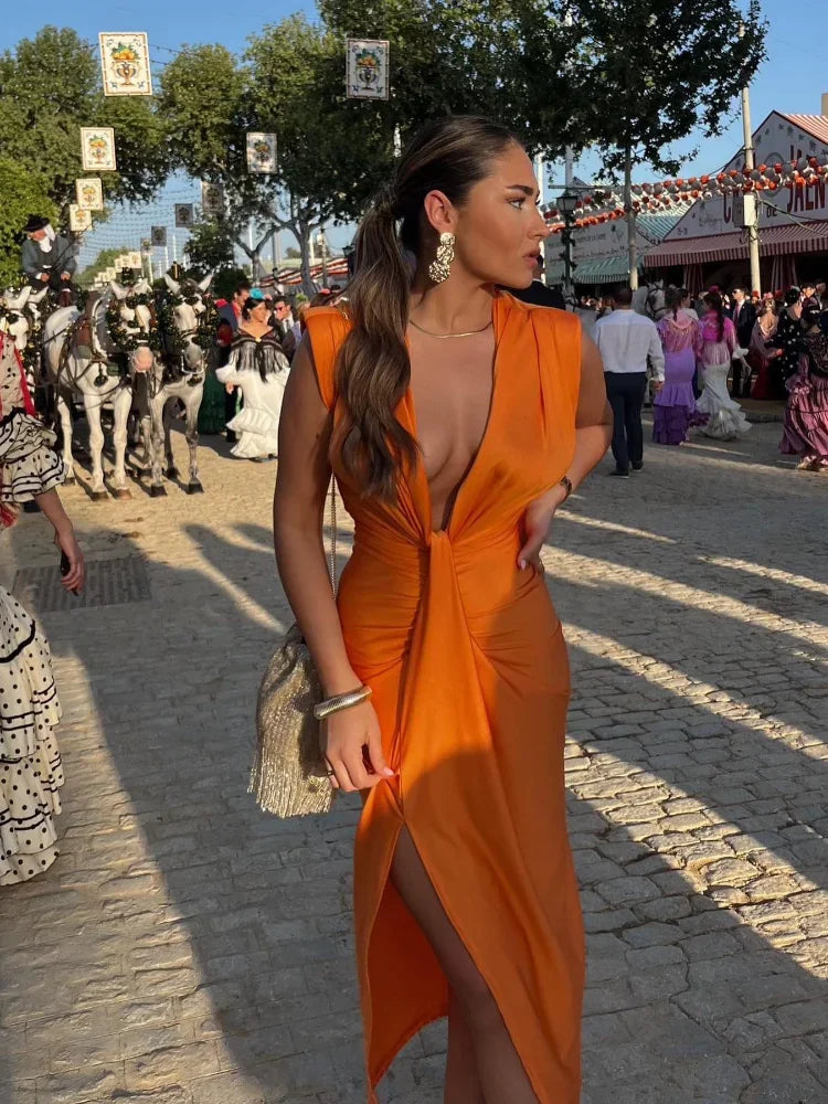 YANA - TIMELESS PLEATED ELEGANCE DRESS