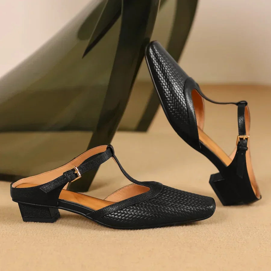ANN - RENA VEGAN LEATHER SANDALS