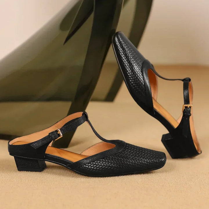 ANN - RENA VEGAN LEATHER SANDALS