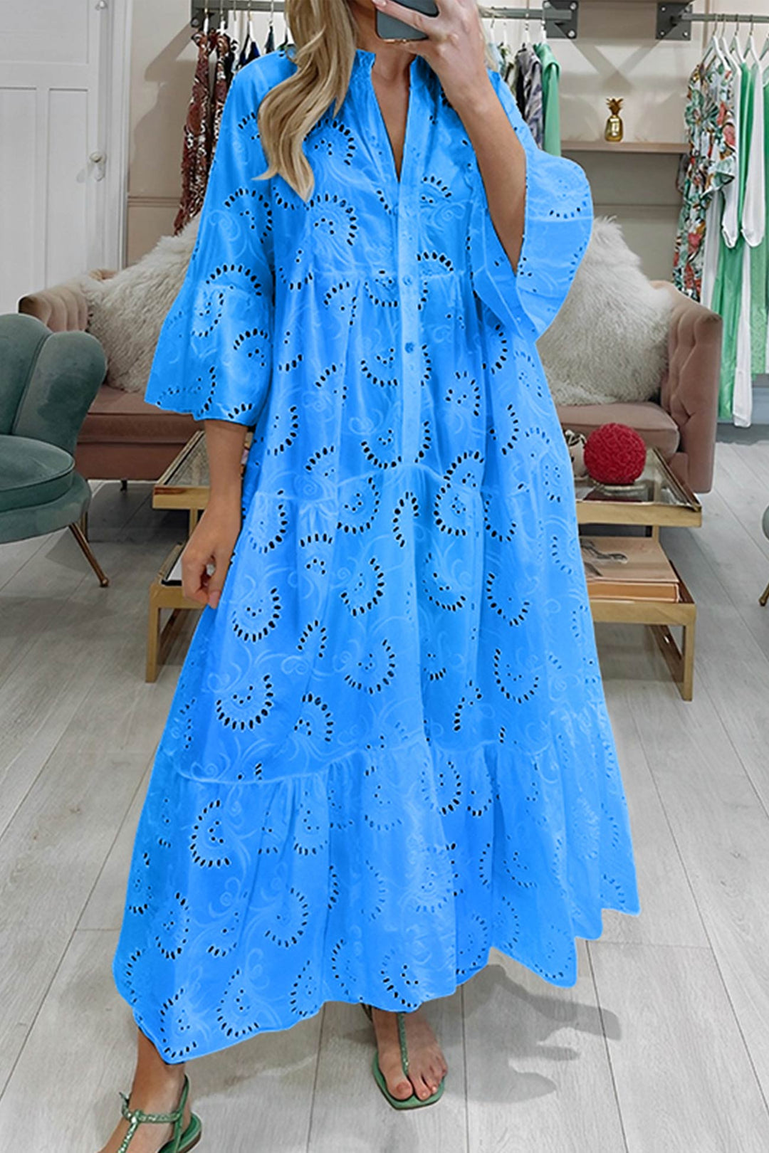 LOLA - LACE MAXI DRESS