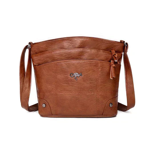 BEVERLY - SIGNATURE DESIGN VEGAN LEATHER BAG