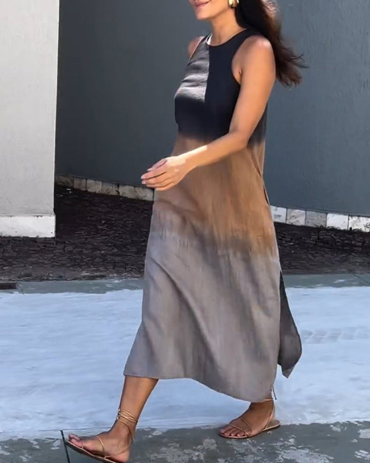 FARRAH - SUNSET SHADE SLAY DRESS