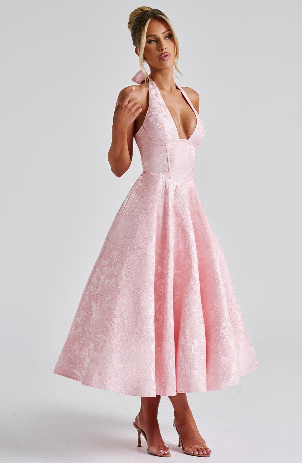 ALMIRA - SWEETHEART VINTAGE MIDI DRESS