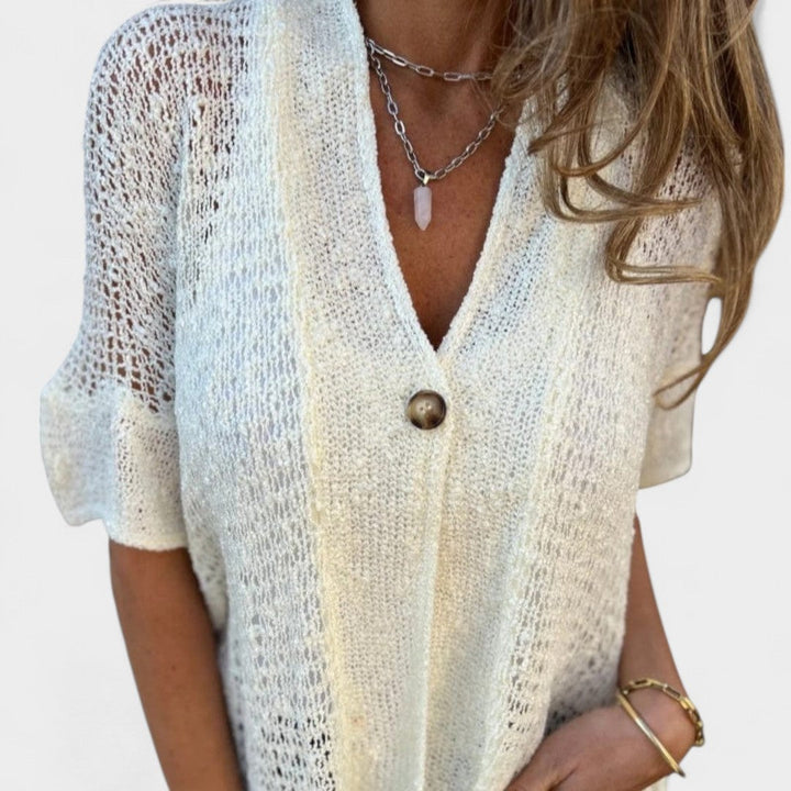 JOLIE - LAID-BACK STITCH CARDIGAN