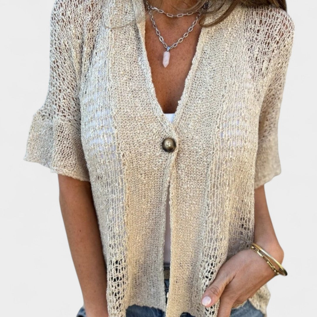 JOLIE - LAID-BACK STITCH CARDIGAN